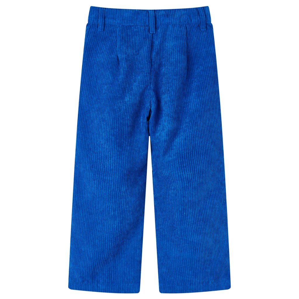 vidaXL Kids'Pants Corduroy Cobalt Blue 104 2