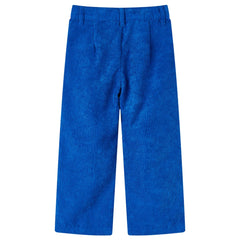 vidaXL Kids'Pants Corduroy Cobalt Blue 104 2