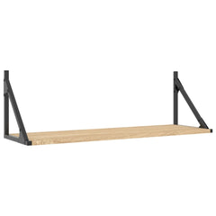 Wall Shelves 2 pcs Sonoma Oak Engineered Wood, image 4