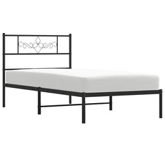 vidaXL Bed Frame | Black | Steel | Single | Durable | Bed Frame | Rectangular 5