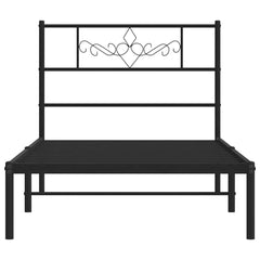 vidaXL Bed Frame | Black | Steel | Single | Durable | Bed Frame | Rectangular 6