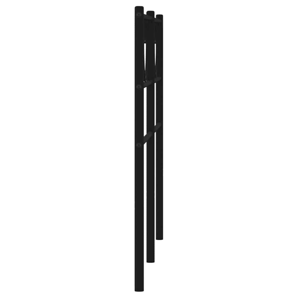 vidaXL Metal Replace Headboard Black 140 cm 5