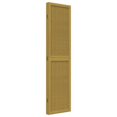 vidaXL Room Divider 4 Panels Brown Solid Wood Paulownia 5