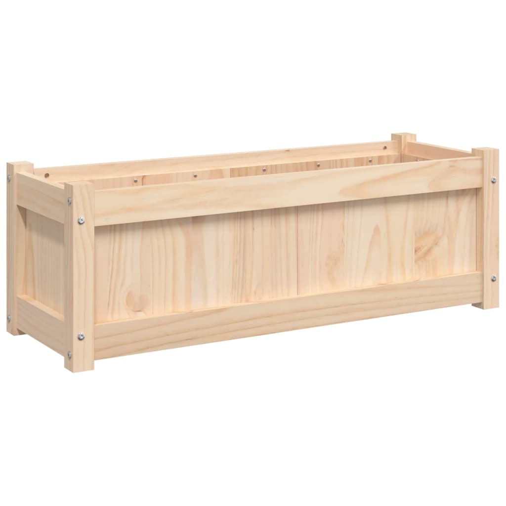 vidaXL Garden Planter 90x31x31 cm Solid Wood Pine 2
