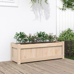 vidaXL Garden Planter 90x31x31 cm Solid Wood Pine 1