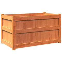 Garden Planters Solid Wood Pine Brown 1