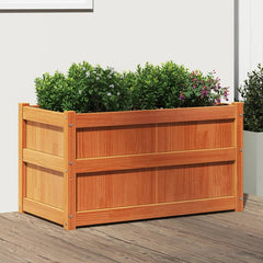 Garden Planters Solid Wood Pine Brown 1