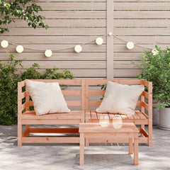 vidaXL Garden Sofas Corner 2 pcs 70x70x67 cm Solid Wood Douglas 3