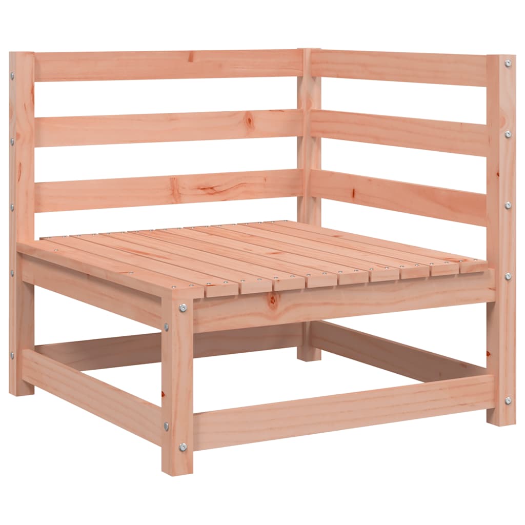 vidaXL Garden Sofas Corner 2 pcs 70x70x67 cm Solid Wood Douglas 4