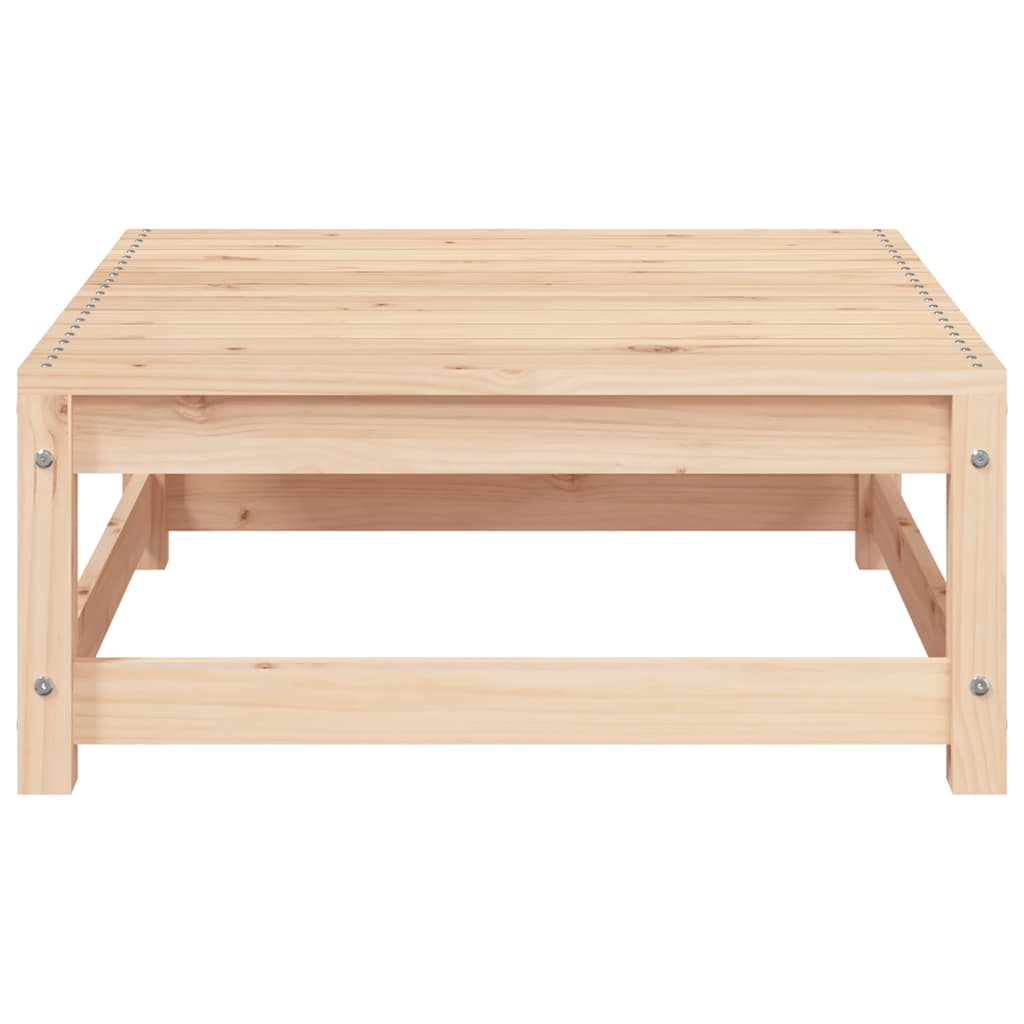 vidaXL Garden Footstool 70x70x30 cm Solid Wood Pine 4