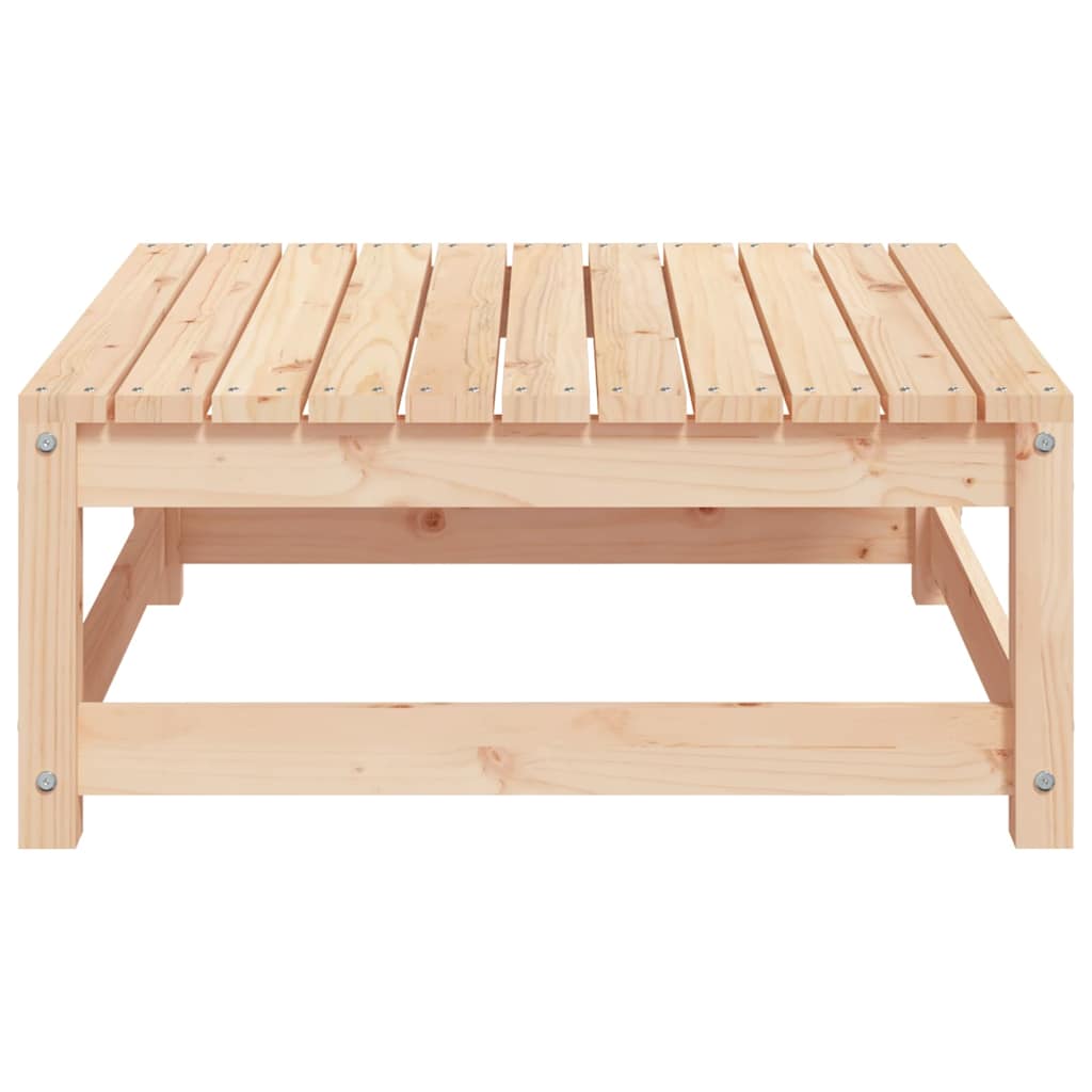 vidaXL Garden Footstool 70x70x30 cm Solid Wood Pine 5