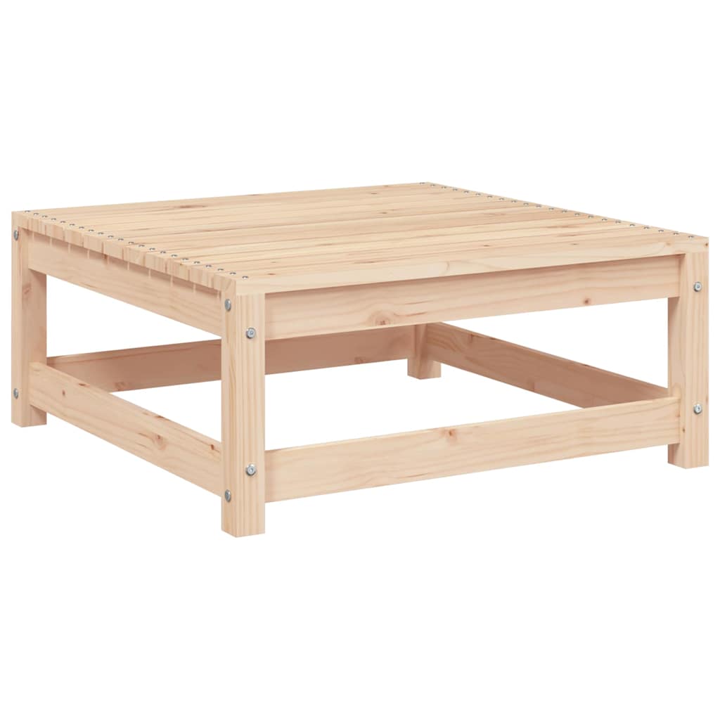 vidaXL Garden Footstool 70x70x30 cm Solid Wood Pine 6