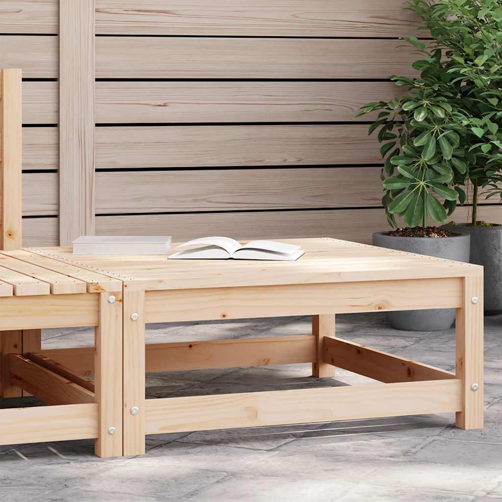 vidaXL Garden Footstool 70x70x30 cm Solid Wood Pine 1