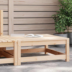 vidaXL Garden Footstool 70x70x30 cm Solid Wood Pine 1