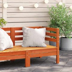 vidaXL Garden Sofa Corner Wax Brown Solid Wood Pine 1