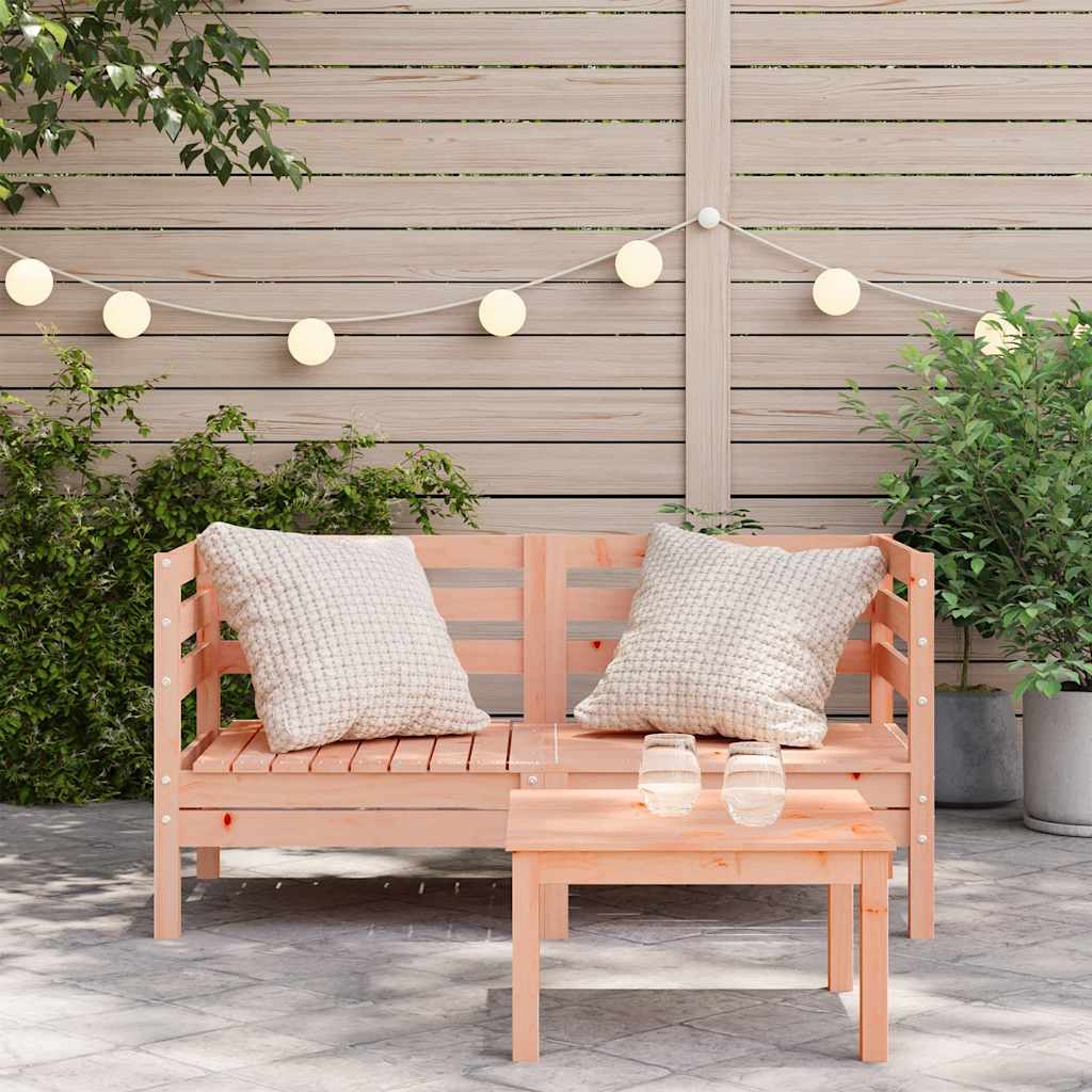 Solid Douglas wood Medium 2 pcs Natural douglas Corner sofa