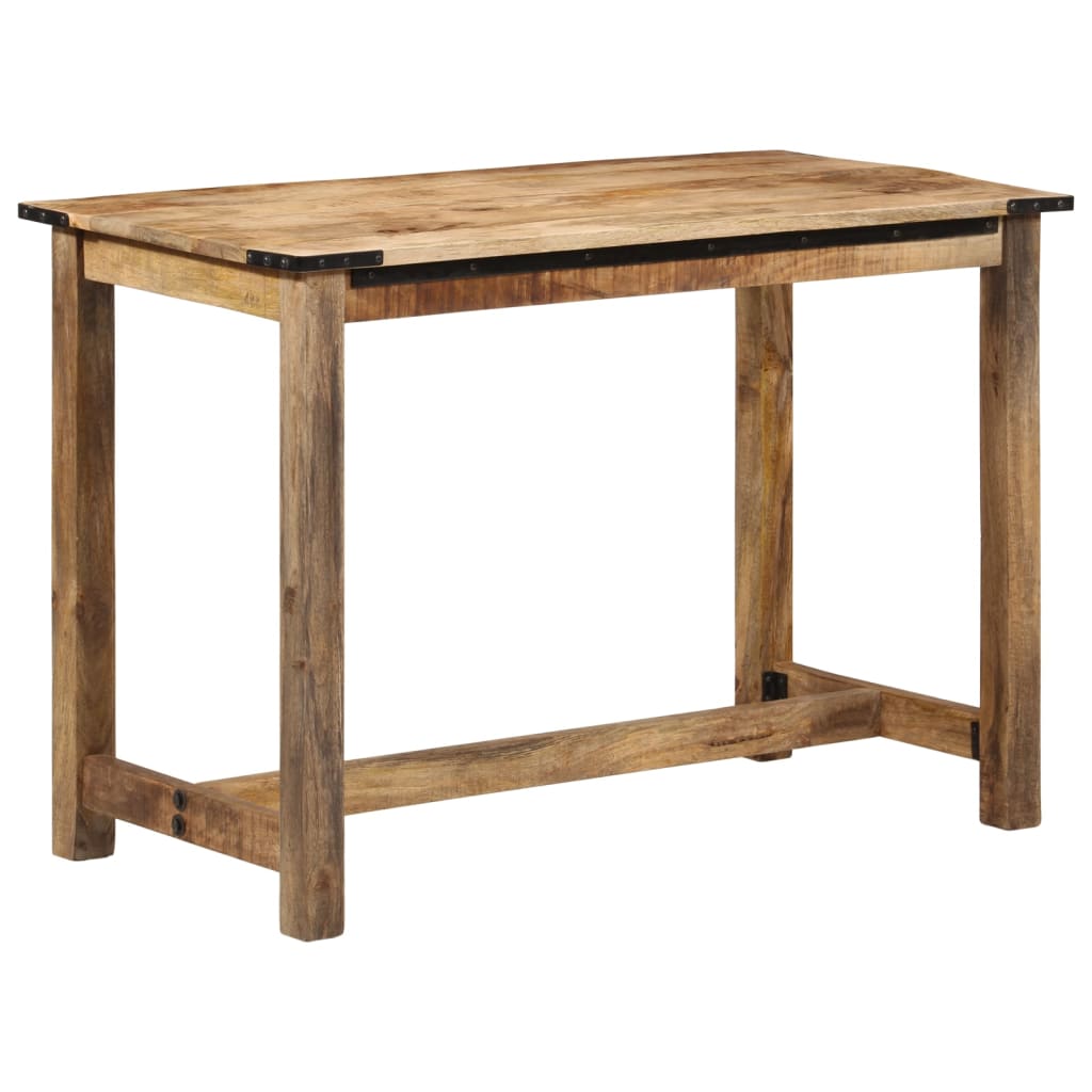 vidaXL Dining Table 110x55x75 cm Solid Wood Mango 1
