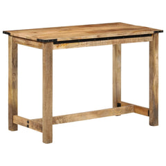 vidaXL Dining Table 110x55x75 cm Solid Wood Mango 4