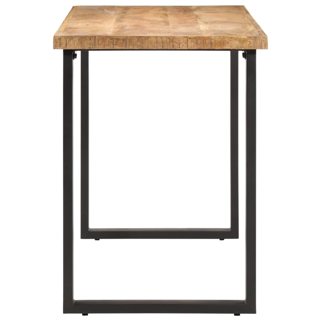 vidaXL Dining Table 110x55x75 cm Solid Wood Mango 3