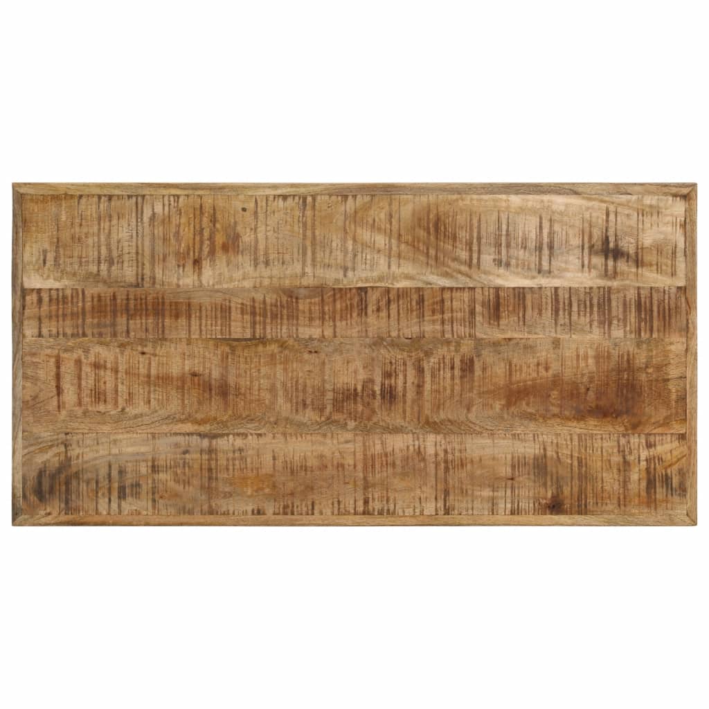 vidaXL Dining Table 110x55x75 cm Solid Wood Mango 4