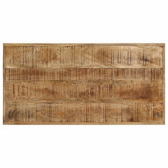 vidaXL Dining Table 110x55x75 cm Solid Wood Mango 4