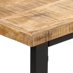 vidaXL Dining Table 110x55x75 cm Solid Wood Mango 5