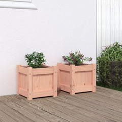 vidaXL Garden Planters 2 pcs Solid Wood Douglas 1