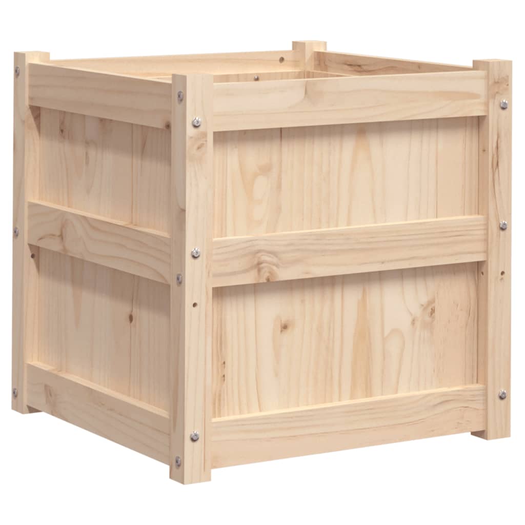 Garden Planters Solid Wood Pine Natural pine 2