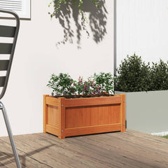 vidaXL Garden Planter Wax Brown 60x31x31 cm Solid Wood Pine 3