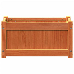 vidaXL Garden Planter Wax Brown 60x31x31 cm Solid Wood Pine 5