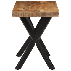 vidaXL Dining Table 110x55x75 cm Solid Wood Mango 3