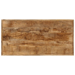 vidaXL Dining Table 110x55x75 cm Solid Wood Mango 4