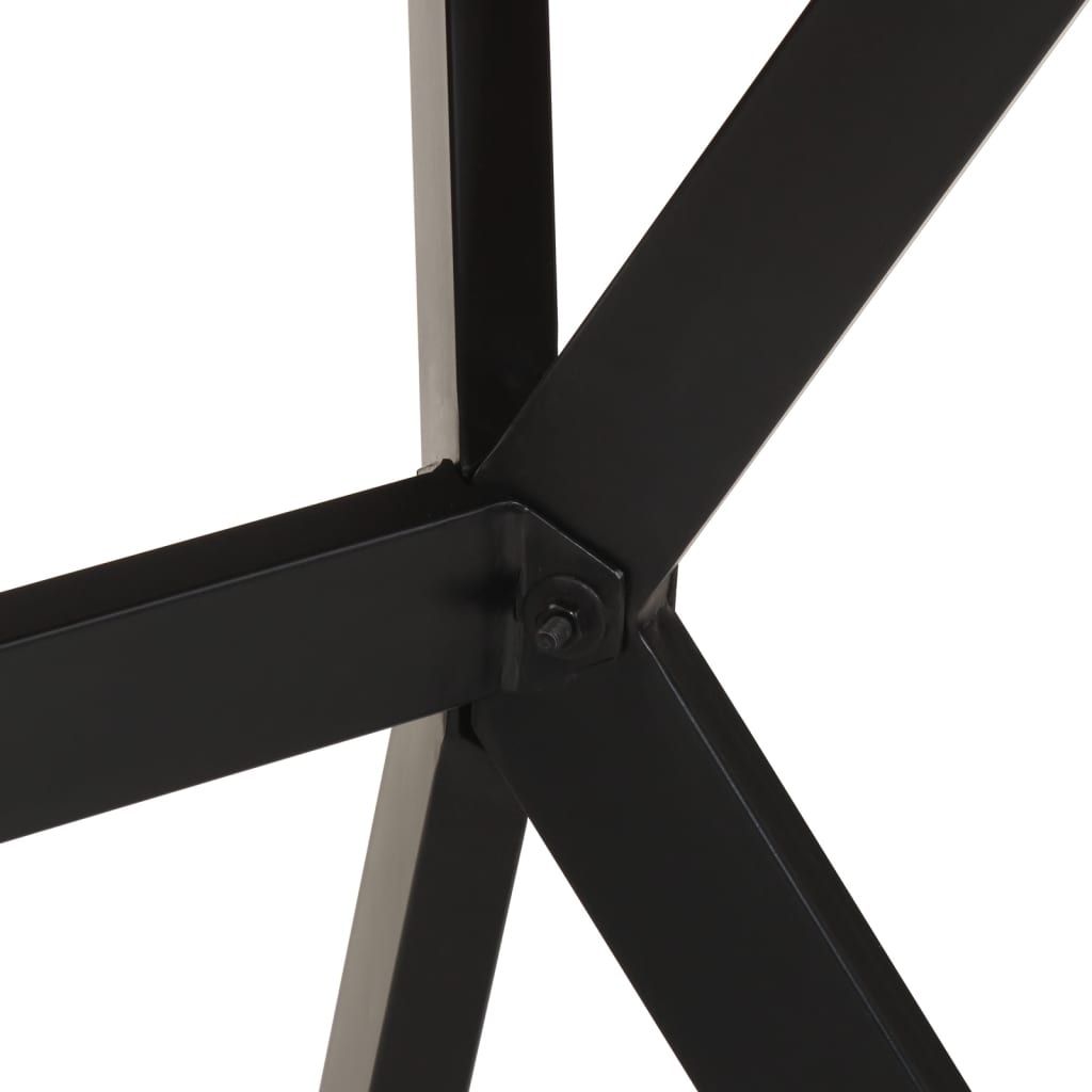 vidaXL Dining Table 110x55x75 cm Solid Wood Mango 6