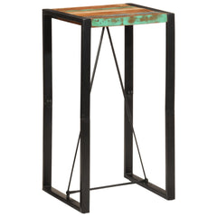 vidaXL Bar Table 60x55x110 cm Solid Wood Reclaimed 1