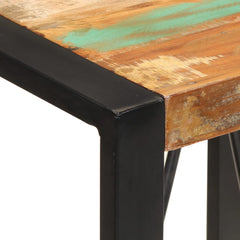 vidaXL Bar Table 60x55x110 cm Solid Wood Reclaimed 5