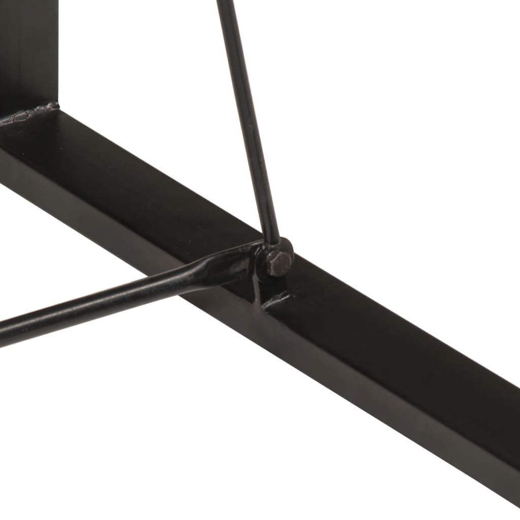 vidaXL Bar Table 60x55x110 cm Solid Wood Reclaimed 6