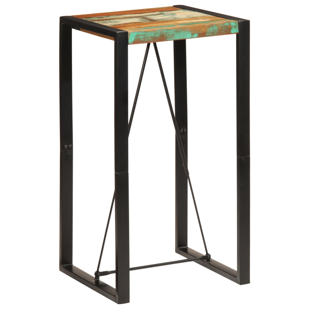 Bar Table Solid Wood Reclaimed