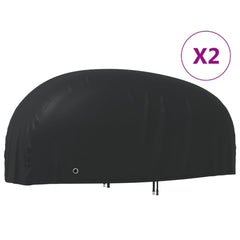 Motorcycle Covers 2 pcs 210D Oxford Fabric 245 cm 125 cm 105 cm