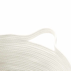 vidaXL Storage Basket Brown and White Ø49x65 cm Cotton 6