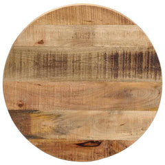 vidaXL Table Top Ø 50x3.8 cm Round Solid Wood Rough Mango 1