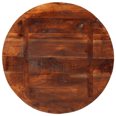 Table Top Ø 70x1.5 cm Round Solid Wood Reclaimed