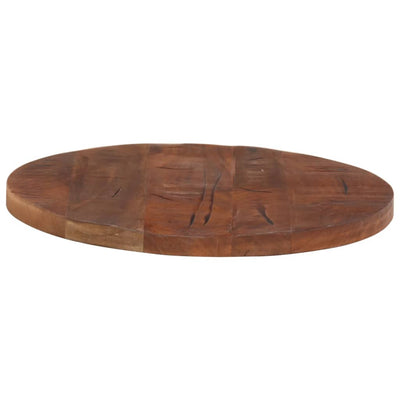 Table Top Ø 50x2.5 cm Round Solid Wood Reclaimed