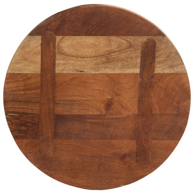 Table Top Ø 50x3.8 cm Round Solid Wood Reclaimed