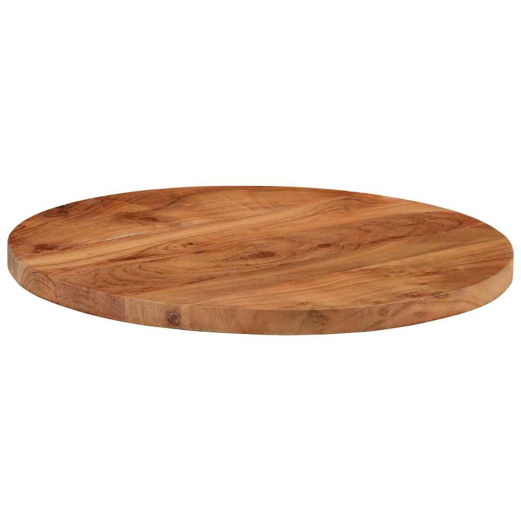 vidaXL Table Top Ø40x3.8 cm Round Solid Wood Acacia 1