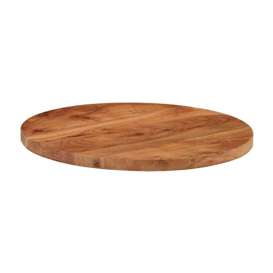 Table Top Round Solid Wood Acacia