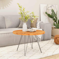 vidaXL Table Top Ø40x3.8 cm Round Solid Wood Acacia 2