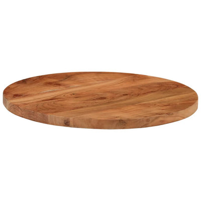 Table Top Ø40x3.8 cm Round Solid Wood Acacia