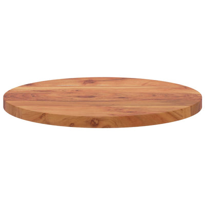 Table Top Ø40x3.8 cm Round Solid Wood Acacia