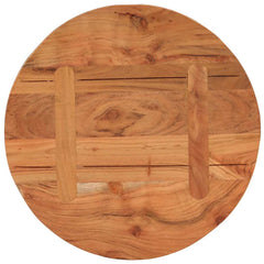 vidaXL Table Top Ø40x3.8 cm Round Solid Wood Acacia 5