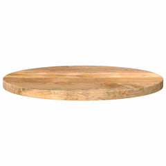 vidaXL Table Top Ø 40x2.5 cm Round Solid Wood Mango 3